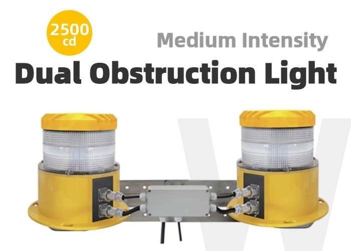 Tipo infiammante A/B della luce di ostruzione di OM2K-D 220V doppio ICAO