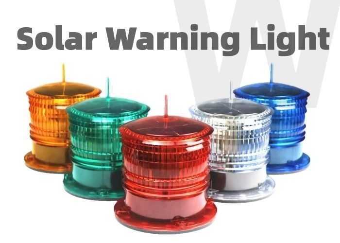 Luce solare rossa della barriera del policarbonato con calma su tipo luce stroboscopica principale